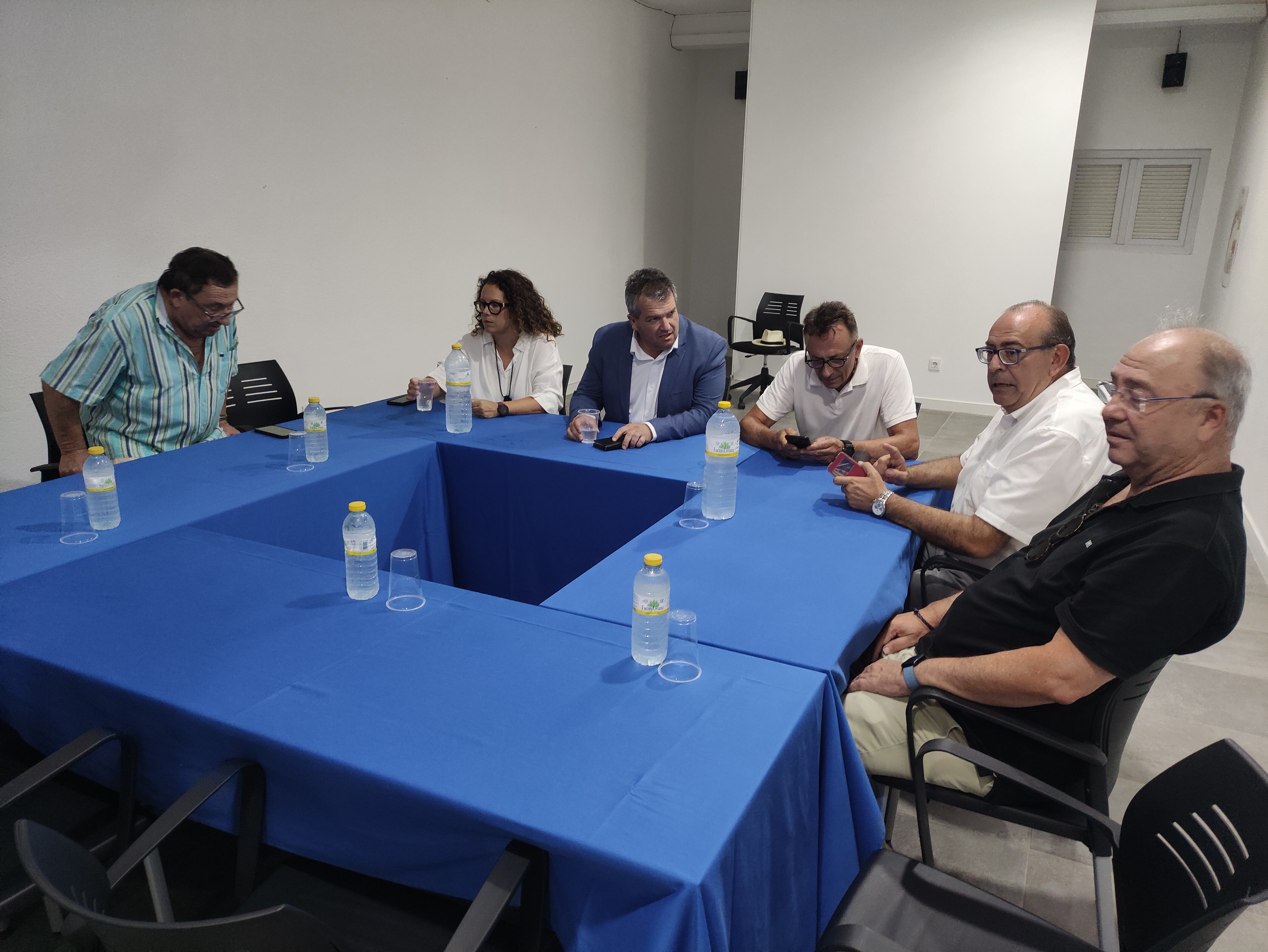 Reunión con Castell en la Cofradía de Gandia