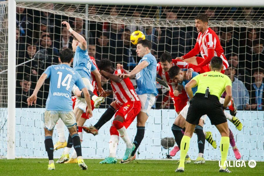 El Celta fue superior, sobre todo en la segunda parte, aprovechando el mal partido del Almería.