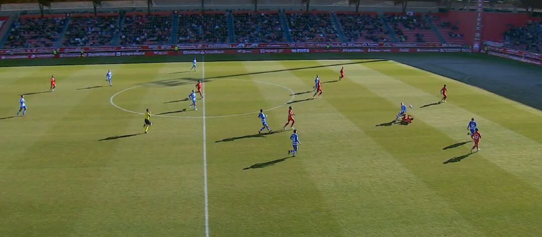 Imagen del partido del Deportivo de la Coruña ante el Numancia.