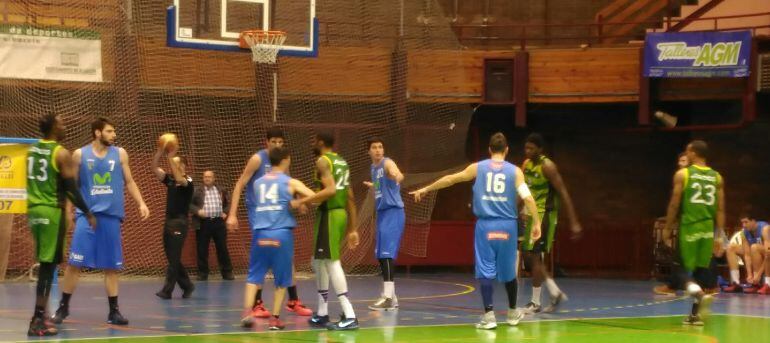 Imagen de un partido del Albacete Basket en esta temporada