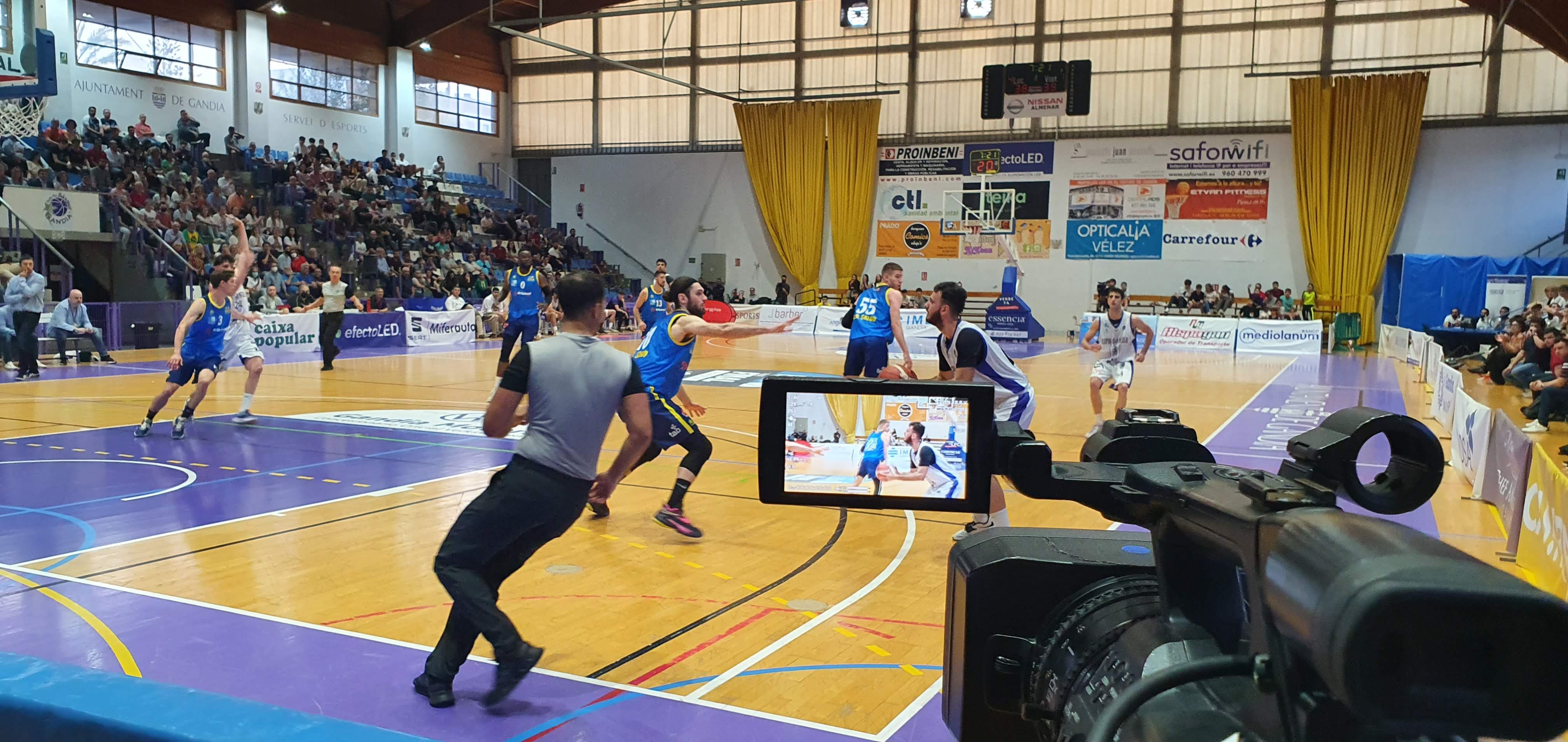 Las cámaras de Telesafor trabajando durante la retransmisión.