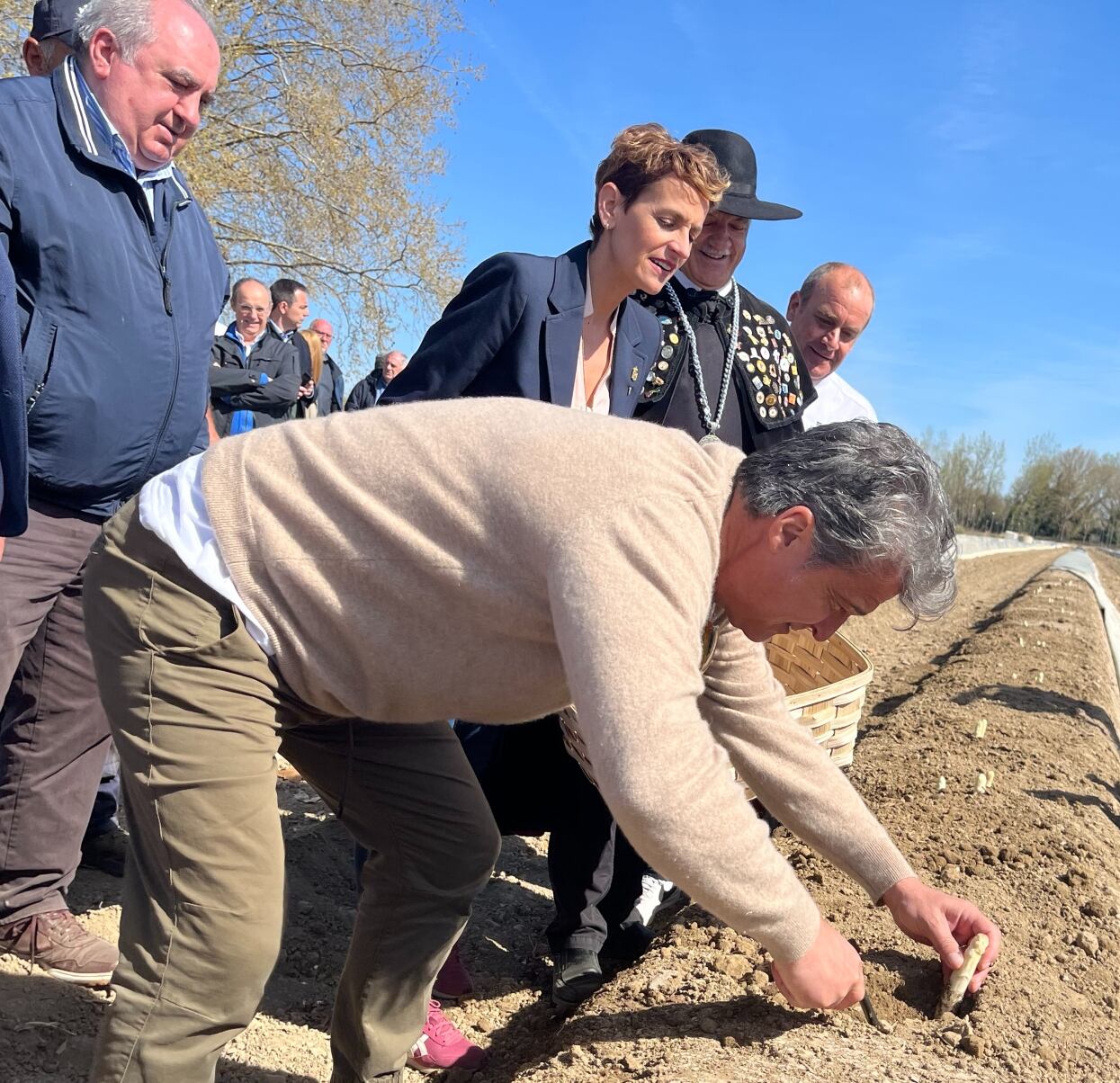 El chef y empresario gastronómico Carles Abellán, homenajeado en la 12ª ‘Cata del Primer Espárrago de Navarra’