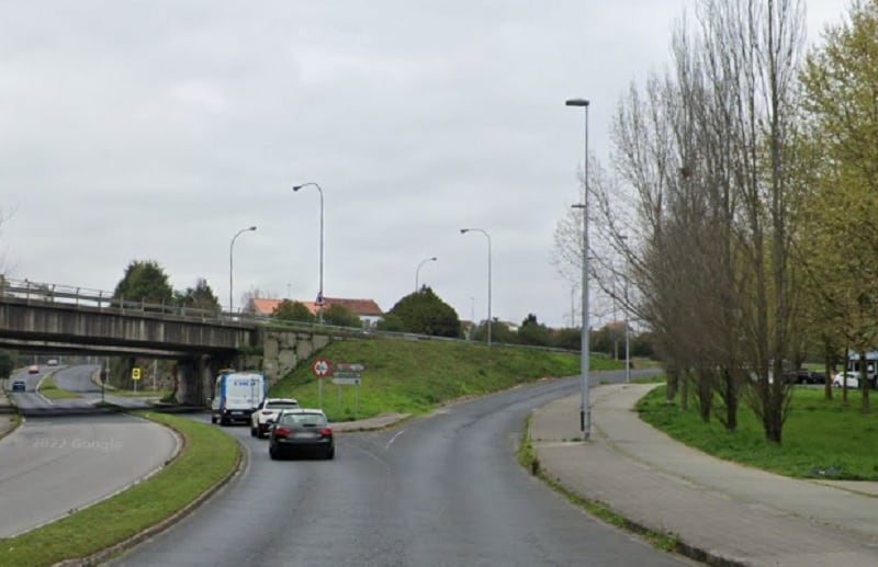 El ramal de enlace se cortará al tráfico desde el viernes (foto: Google Maps)