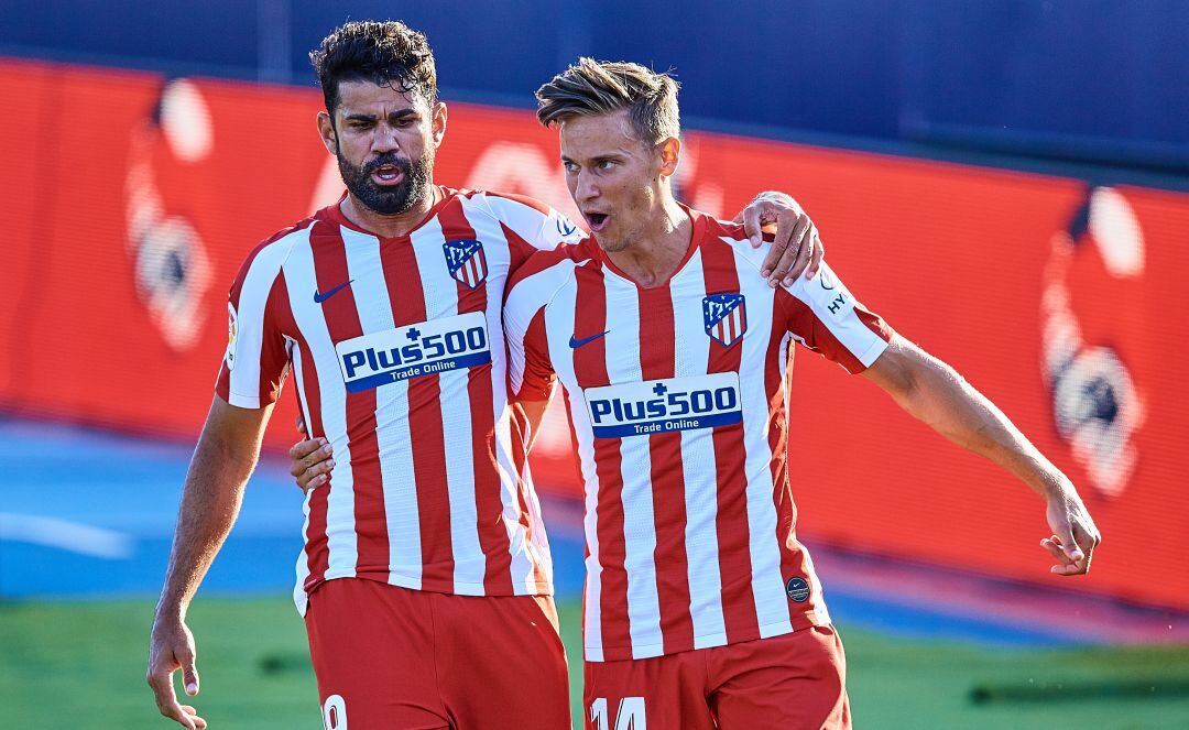 Diego Costa y Marcos Llorente.