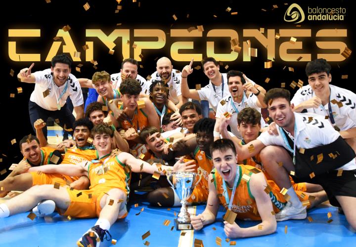 Real Betis, campeón junior masculino de baloncesto en Andalucía (2023).