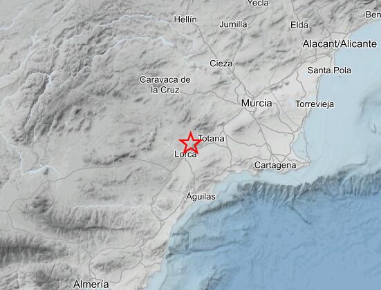 Seísmo en Lorca