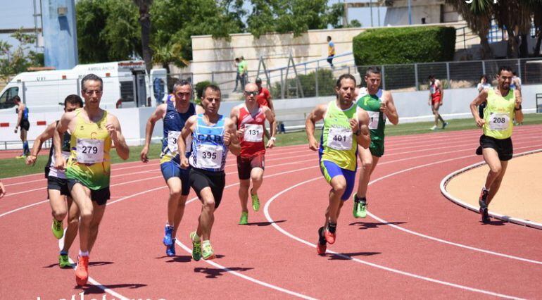 Momento de la prueba de atletismo del Circuito de Andalucía celebrado en Sevilla. 