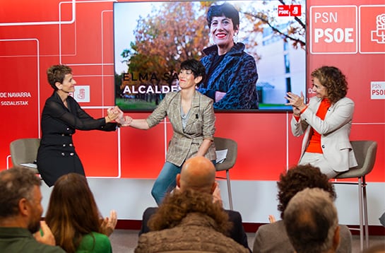 Elma Saiz candidata a la alcaldía de Pamplona