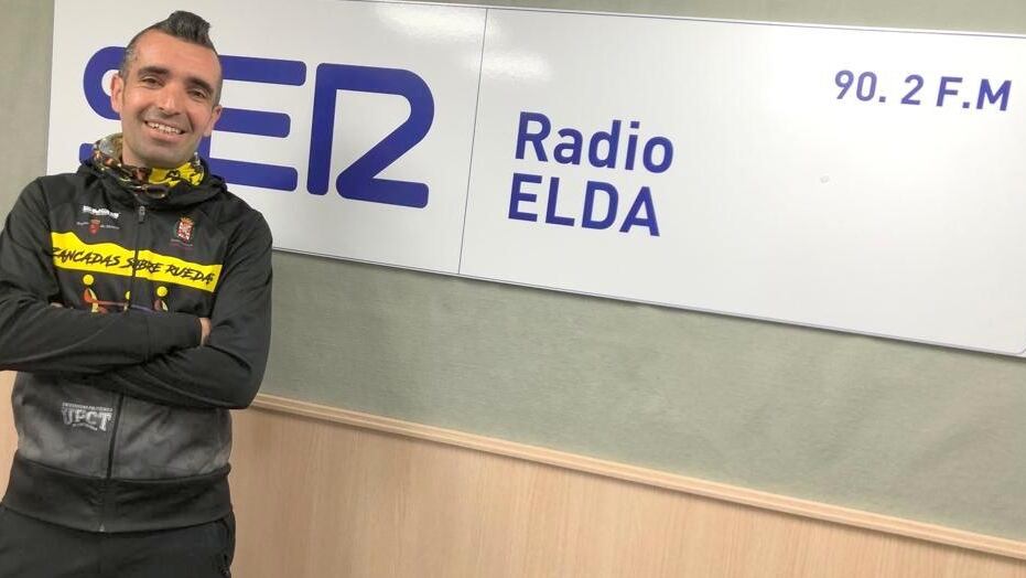 Fran Tenza, presidente Zancadas Sobre Ruedas en Elda, en Radio Elda Cadena SER