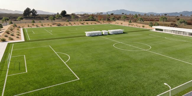 Dos campos de fútbol en el Condado de Alhama