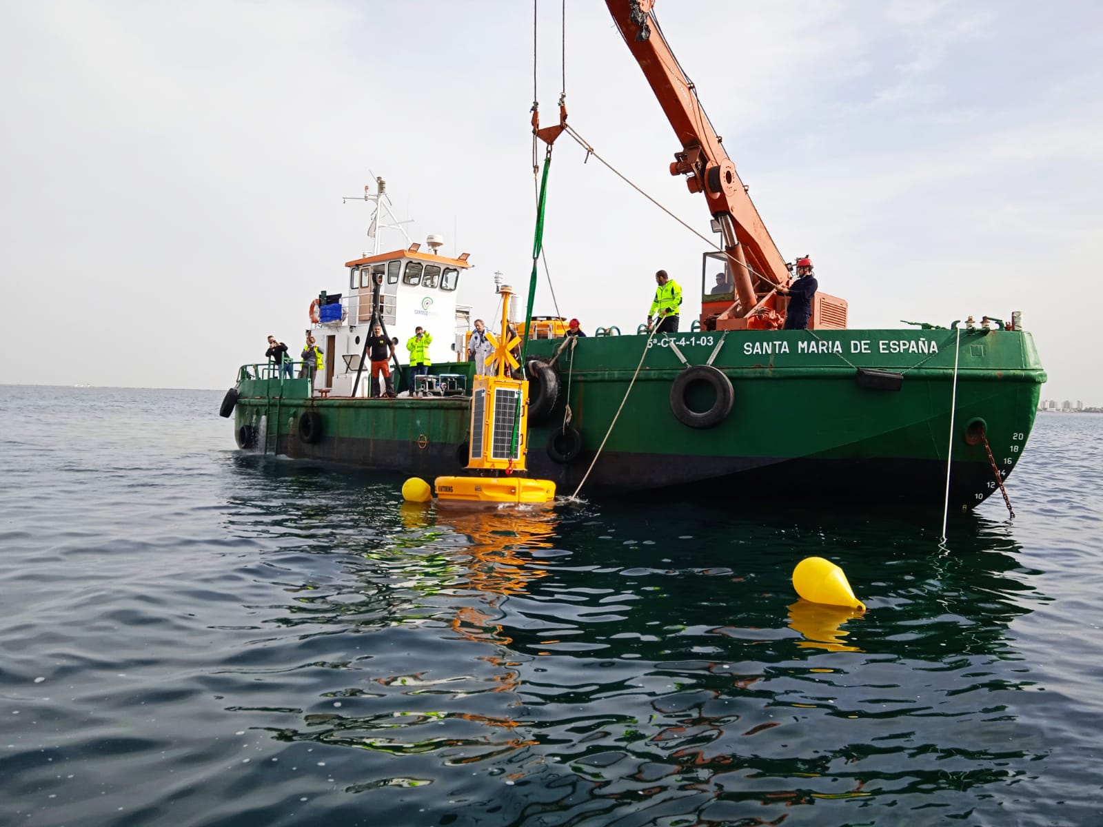 Instalación y puesta en marcha del sistema de monitorización del Mar Menor.