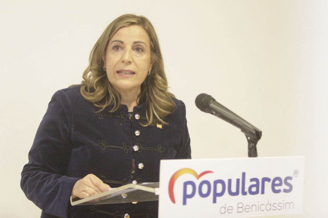 La alcaldesa de Benicàssim y presidenta del Partido Popular en la localidad, Susana Marqués