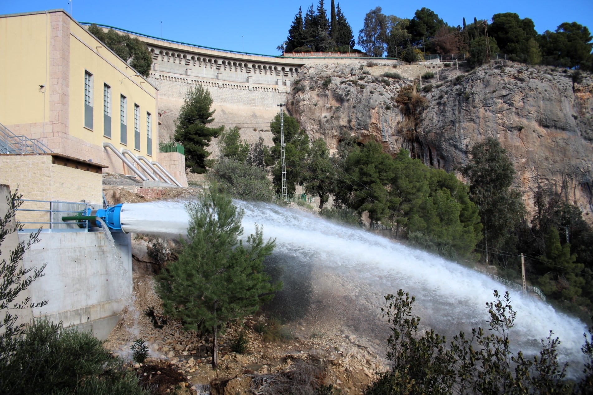 Imagen del embalse de La Cierva