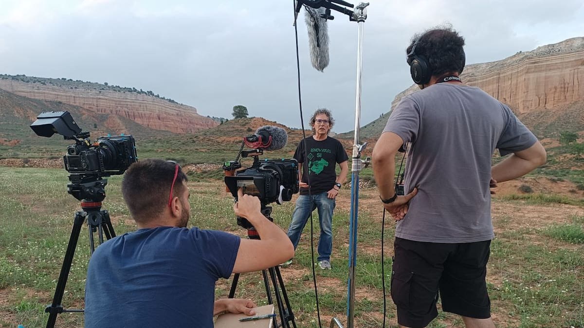 Entrevista a David Gironès, proyección del documental 'Vidas irrenovables'.