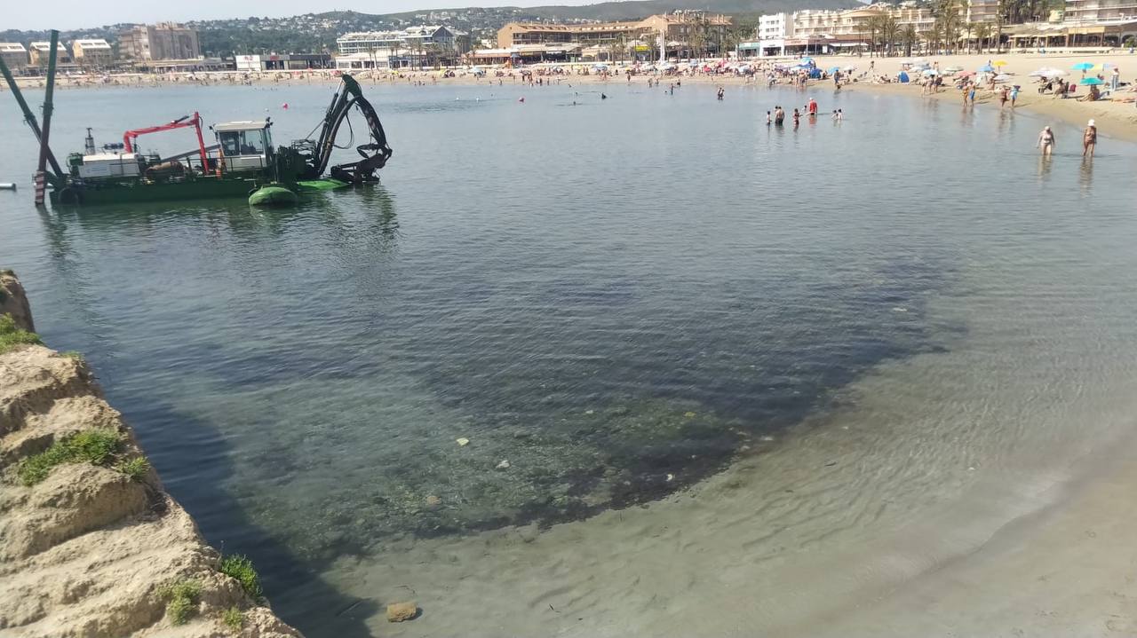 Emisario submarino de El Arenal de Xàbia.