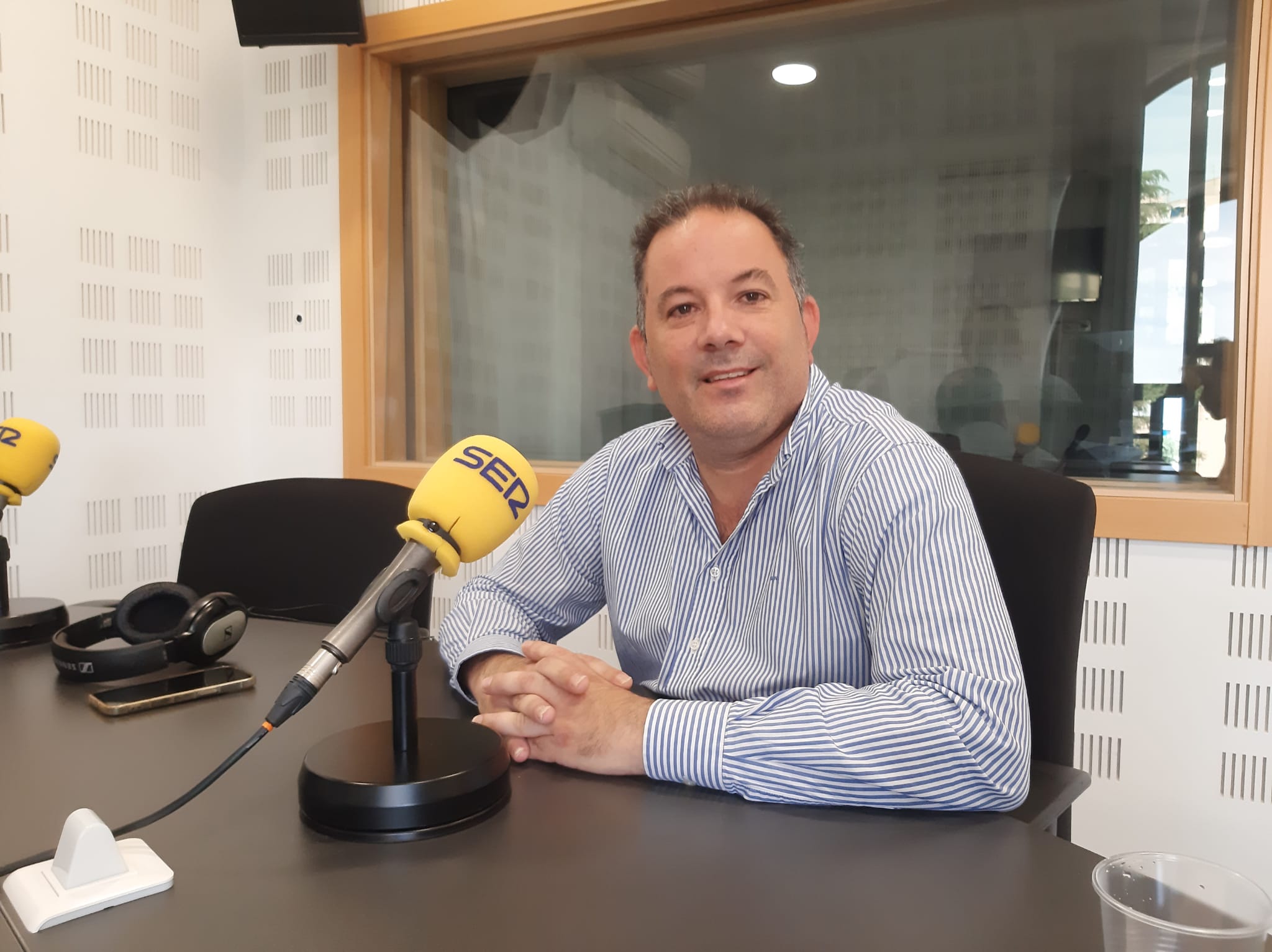 Paco García, presidente de ASAJA Madrid, en los estudios de SER Madrid Sur