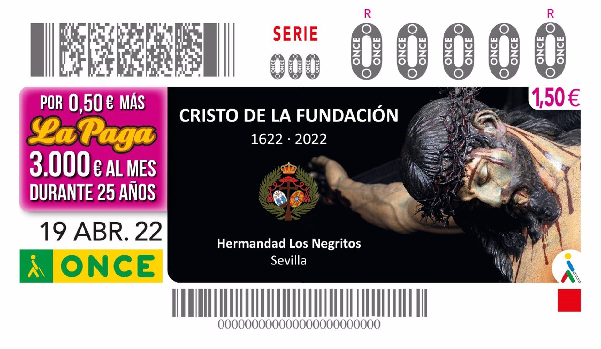 08/04/2022 Cupón de la ONCE por el 400 Aniversario del Cristo de la Fundación de Sevilla..

La ONCE dedicará el sorteo del próximo martes al Cristo de la Fundación de la Hermandad de los Negritos de Sevilla, en su 400 Aniversario. El delegado territorial de la ONCE en Andalucía, Ceuta y Melilla, Cristóbal Martínez, y la presidenta del Consejo Territorial, Isabel Viruet, han presentado este viernes la imagen de este cupón al alcalde que preside la Junta de Gobierno de la Hermandad, Felipe Guerra, en un acto que ha tenido lugar en la sede canónica de la Hermandad Sacramental.

POLITICA ANDALUCÍA ESPAÑA EUROPA SEVILLA SOCIEDAD
ONCE.
