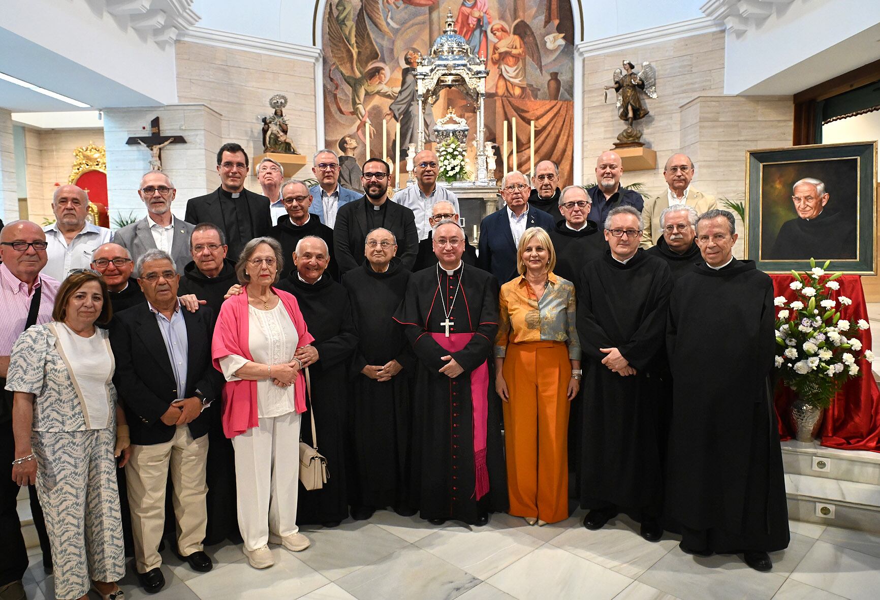 El acto ha estado presidido por el obispo, José Rico Pavés