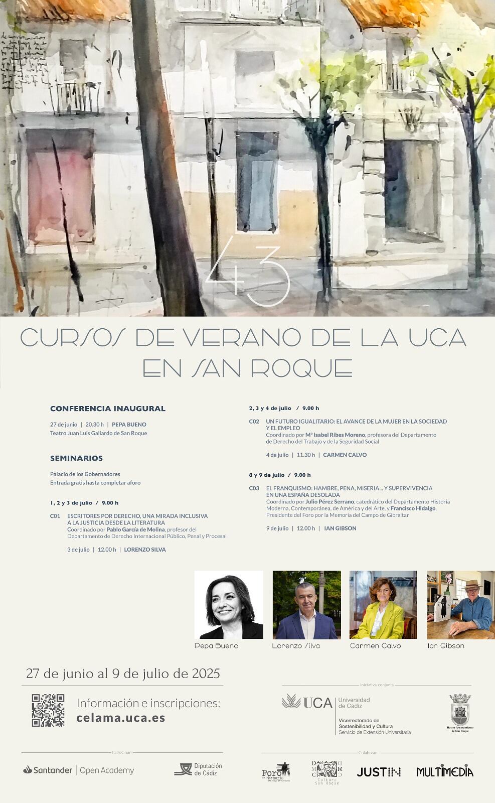 Cartel de los Cursos de Verano