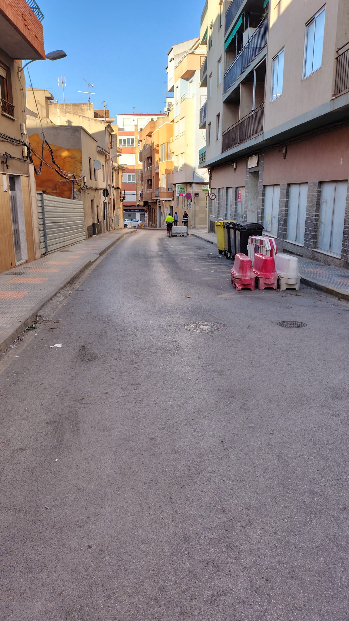 Trabajos de la brigada tras las fiestas