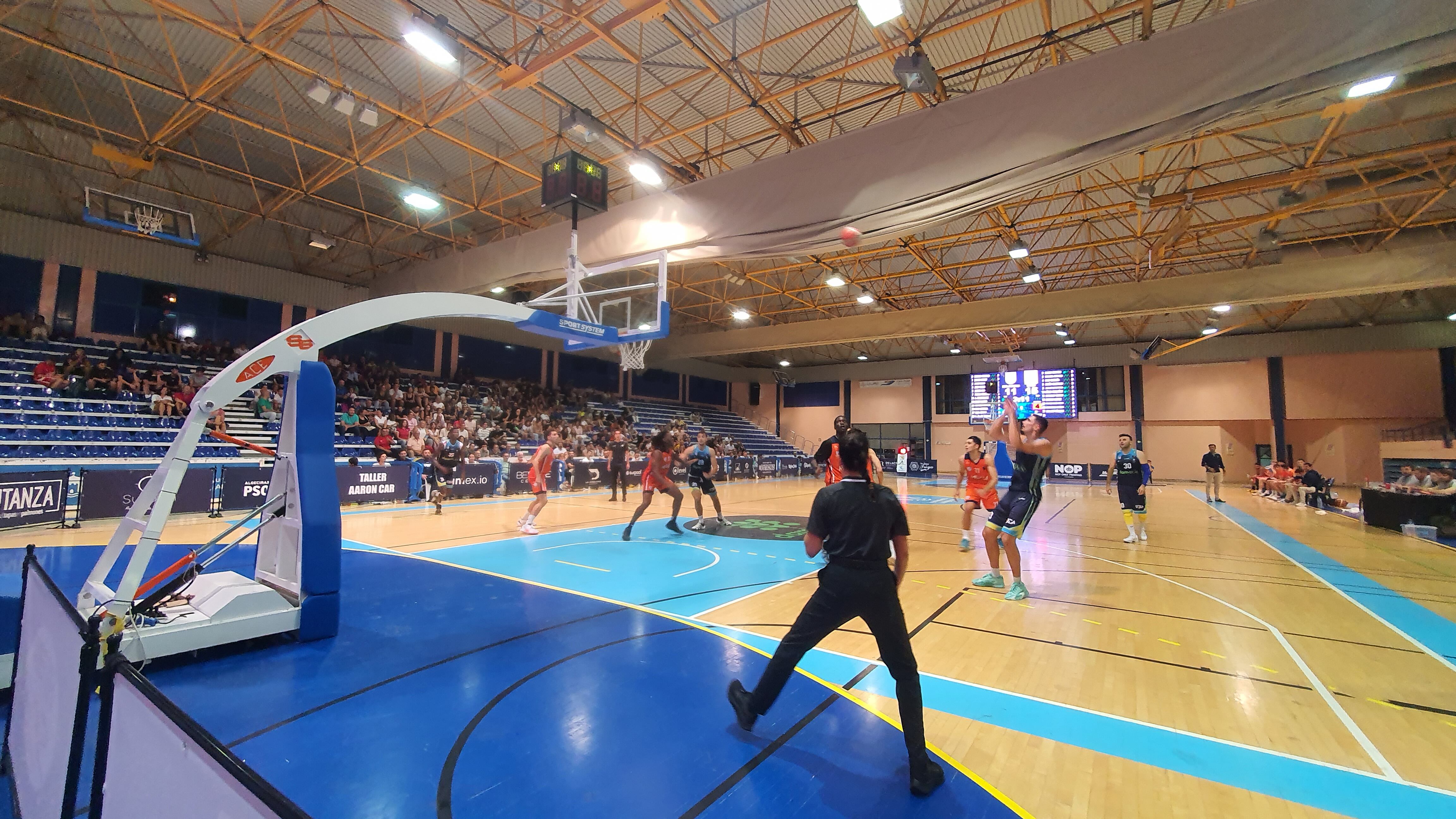 Un momento del partido