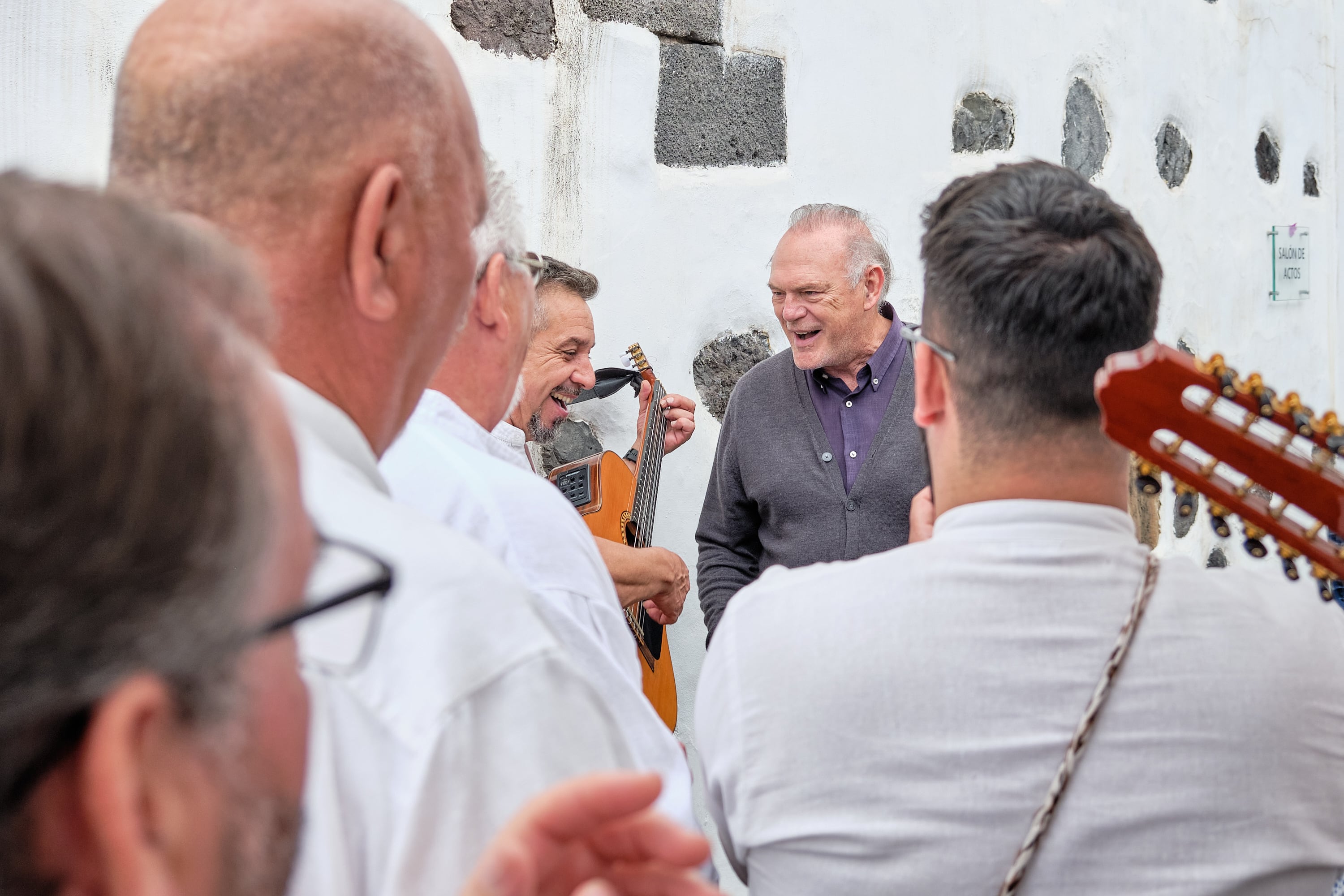 Pedro Piqueras en el encuentro Travesías Culturales de la Fundación CajaCanarias en Garachico