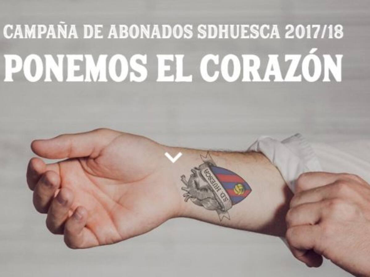 La original propuesta del Huesca para captar abonados