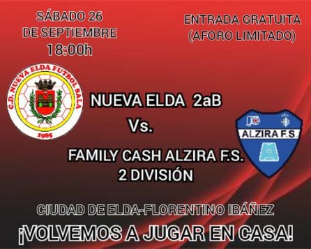 El Nueva Elda recibe a un rival de Segunda División