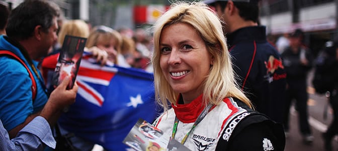 Maria de Villota, piloto probadora de la escudería Marussia