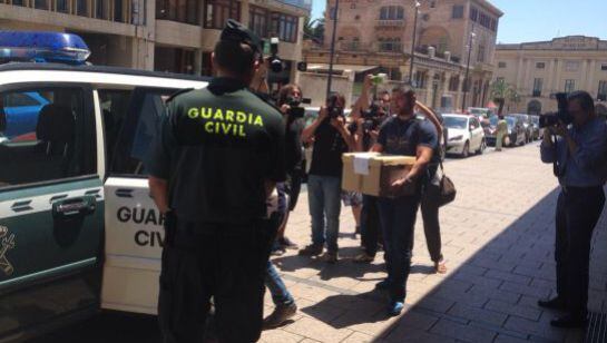 Imatge d&#039;arxiu de la primera operació de la Guàrdia Civil a la peça número 11.