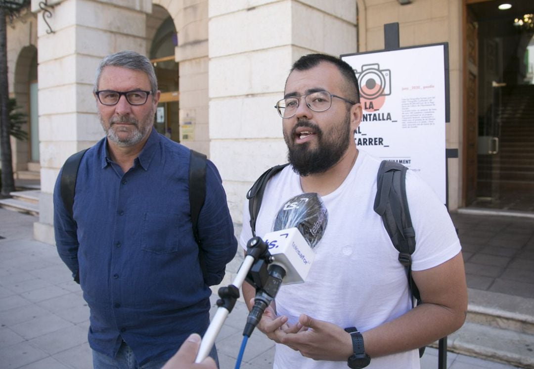 Lluis Romero, director UPG, y Nahuel González, concejal de Cultura