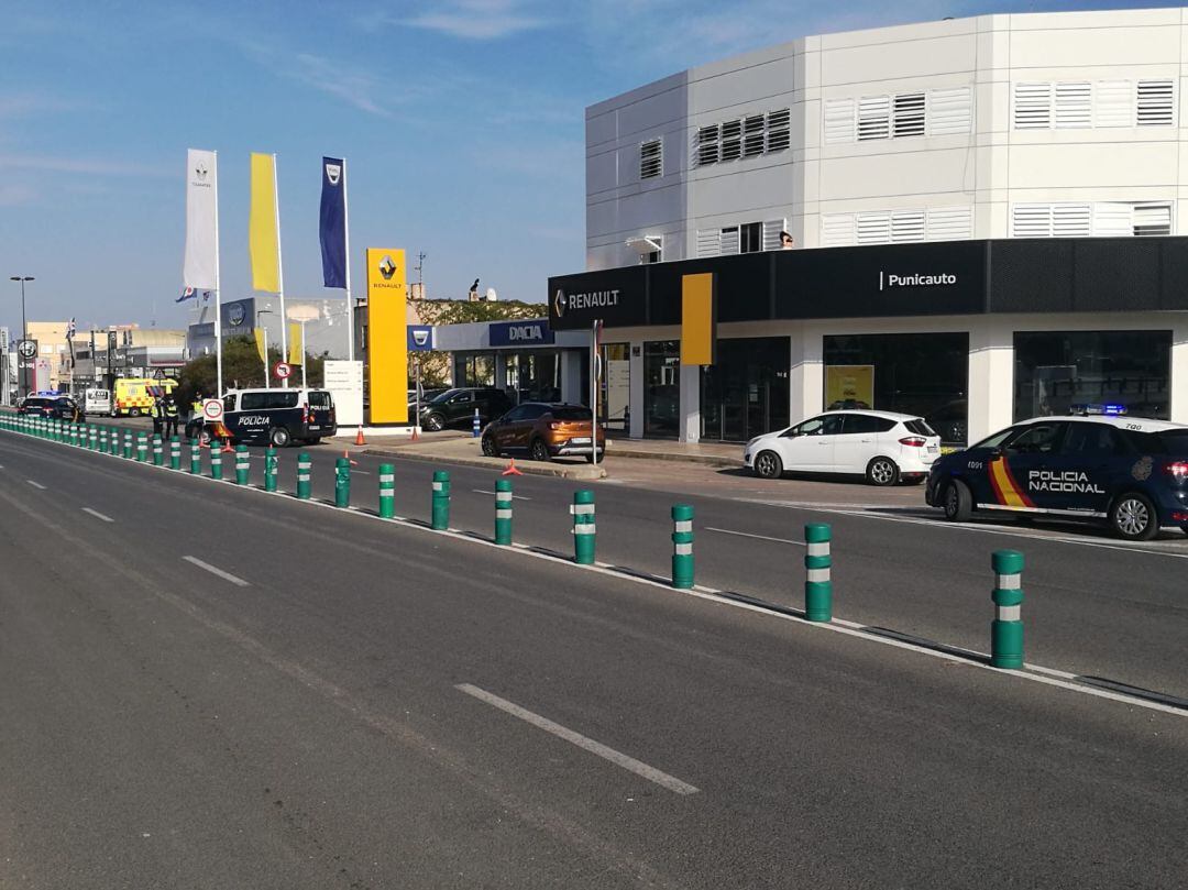 Control policial en Ibiza