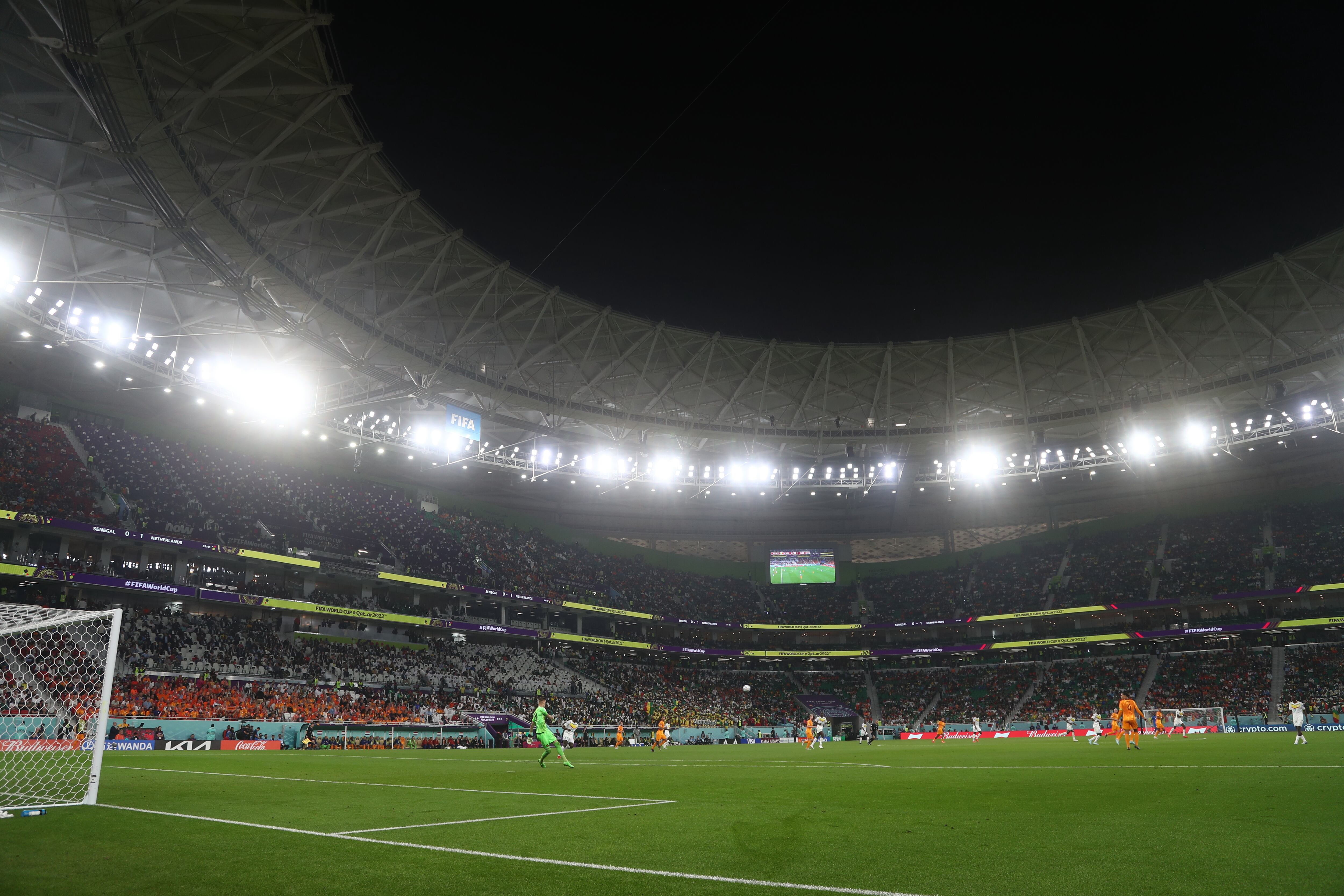 Senegal vs Países Bajos en el Mundial de Qatar.