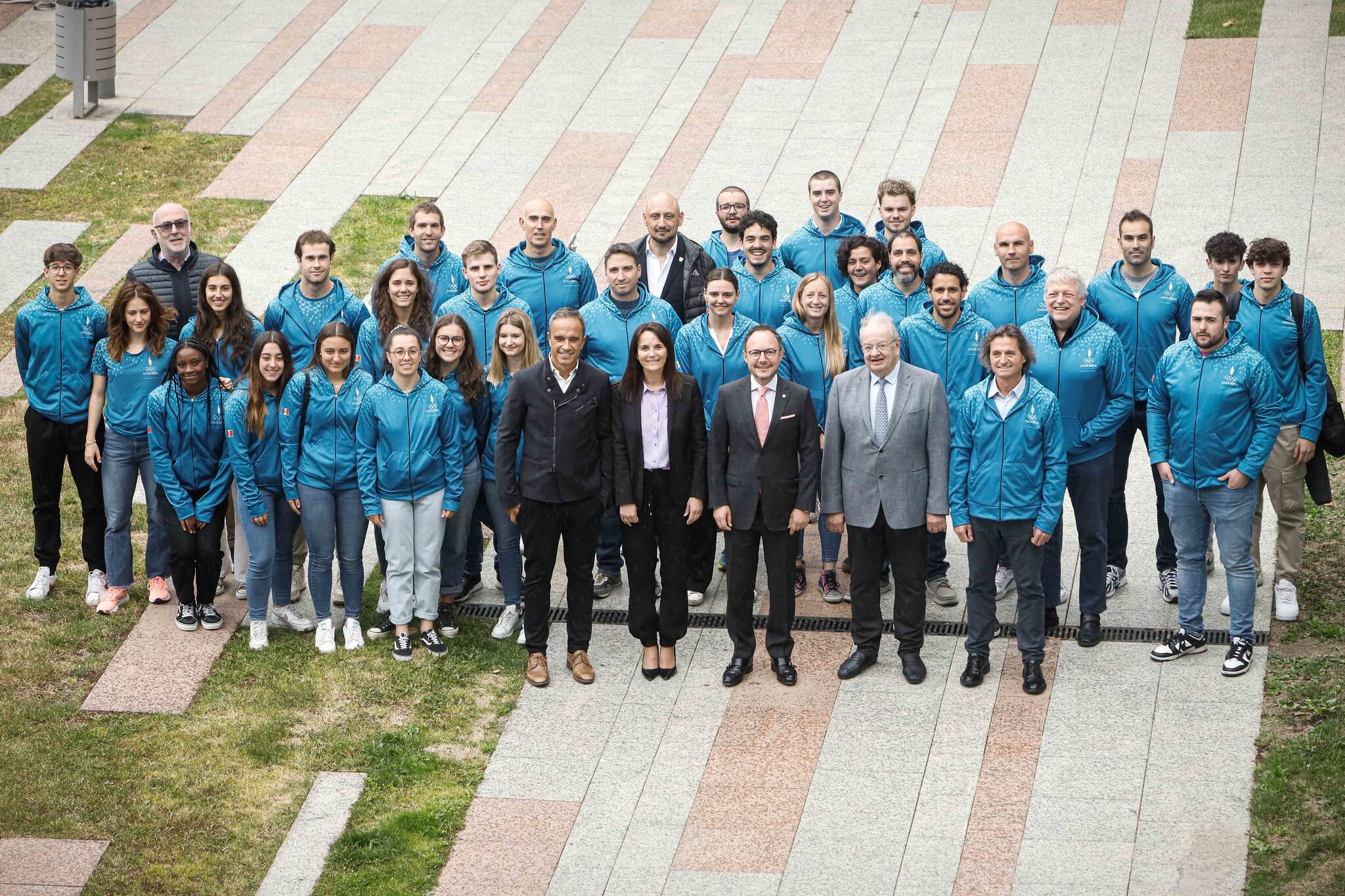 La rebuda del Govern a part de la delegació andorrana per als Jocs dels Petits Estats de Malta 2023.