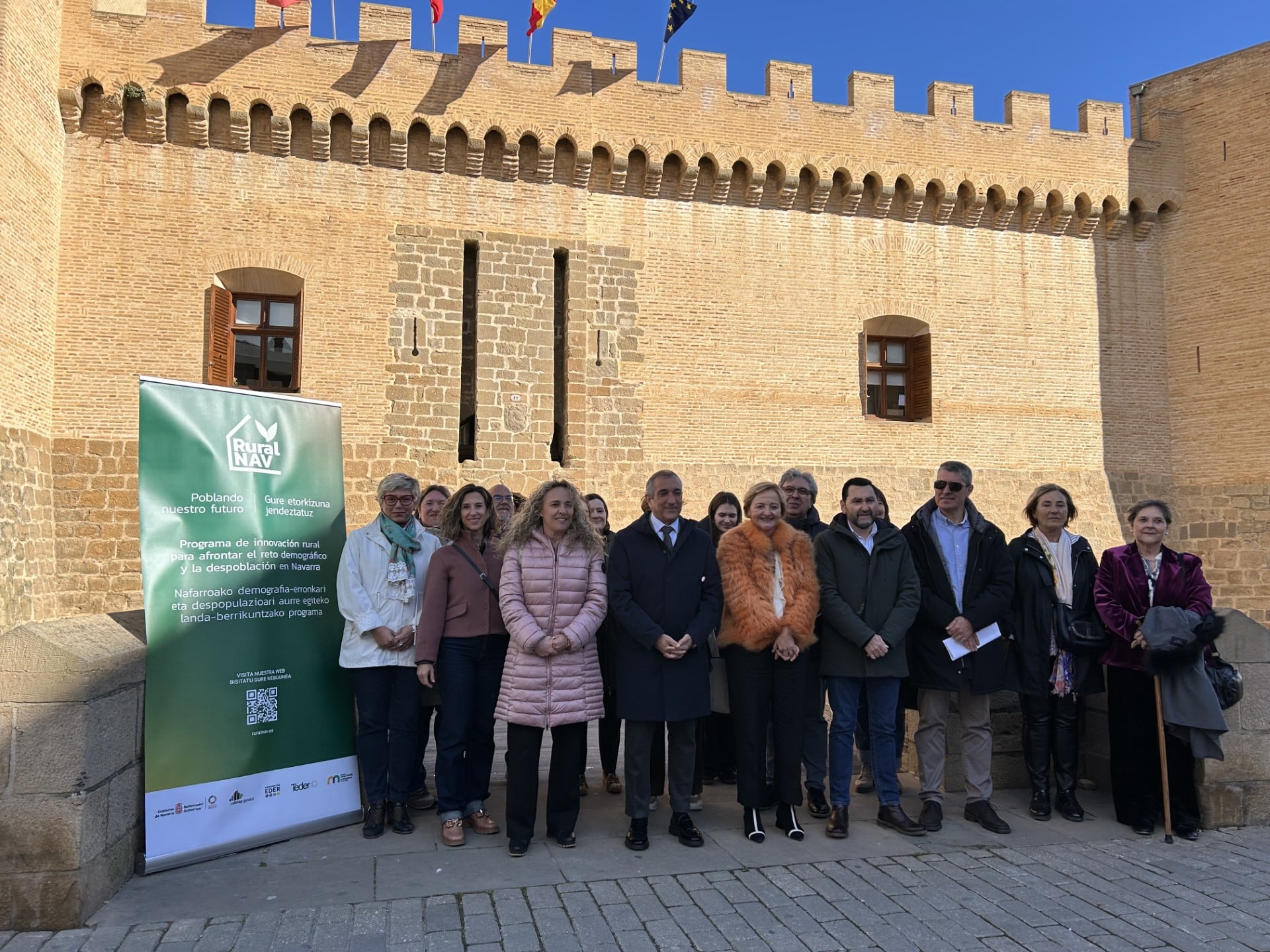 Asistentes a la presentación de RuralNav 2026 en Marcilla