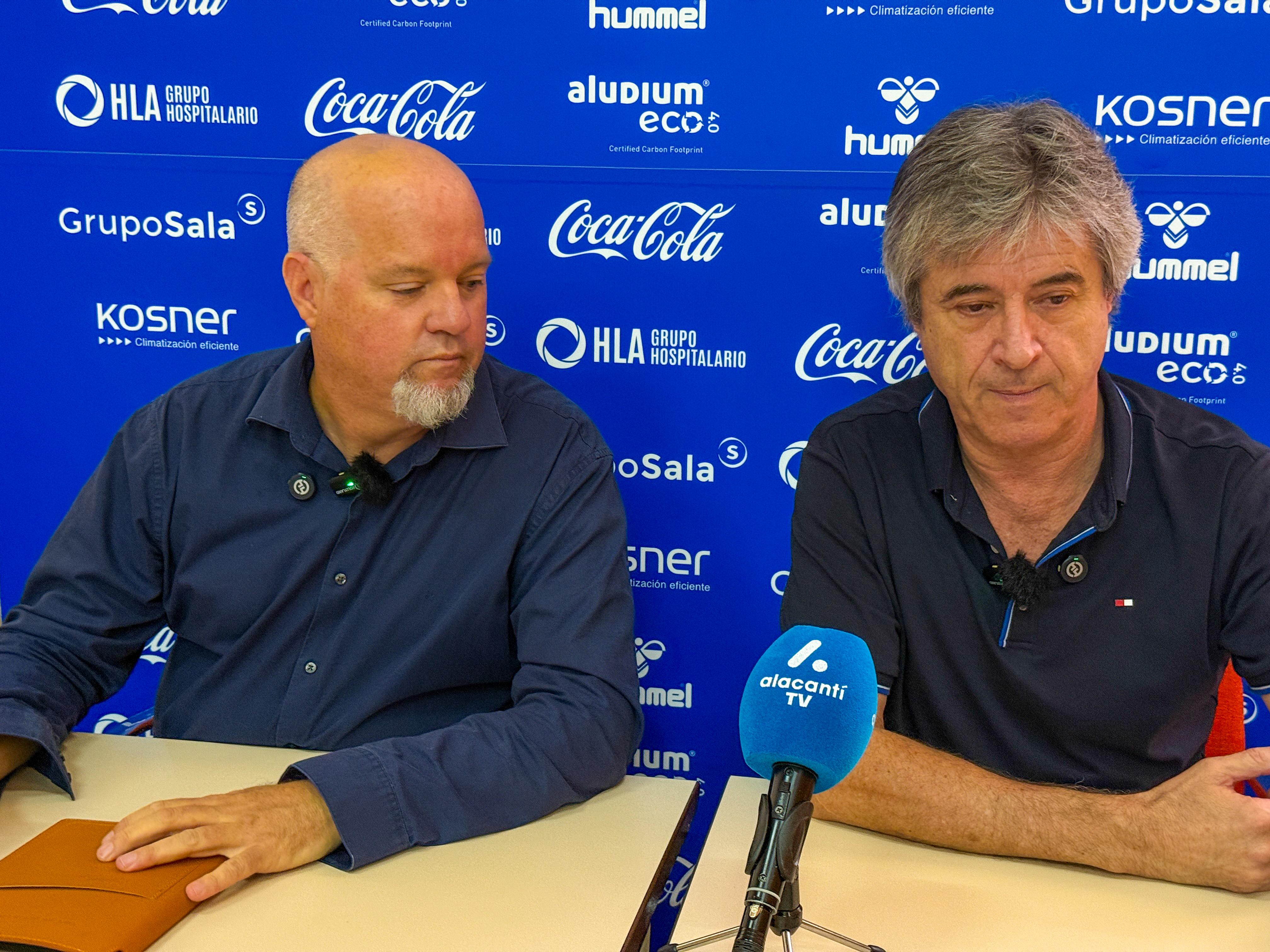 Daniel Adriasola y Ignacio Alonso, directivos de la Fundación Lucentum