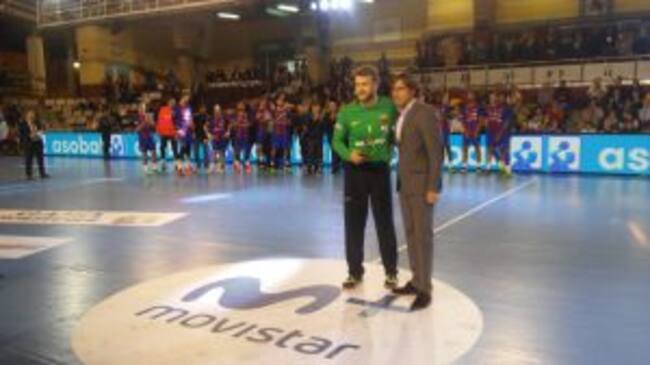 Gonzalo Pérez de Vargas fue el mejor portero de la Copa Asobal