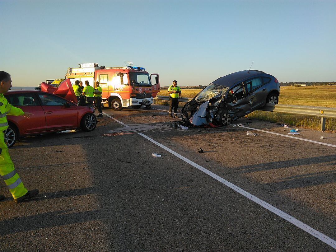 Accidente en la carretera de Fontanar