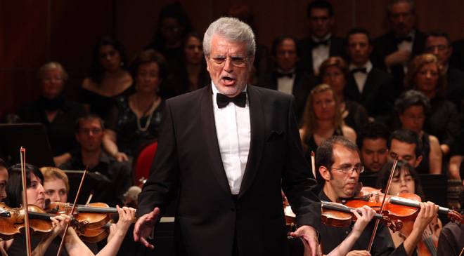 El baríton Joan Pons en una de les seves actuacions