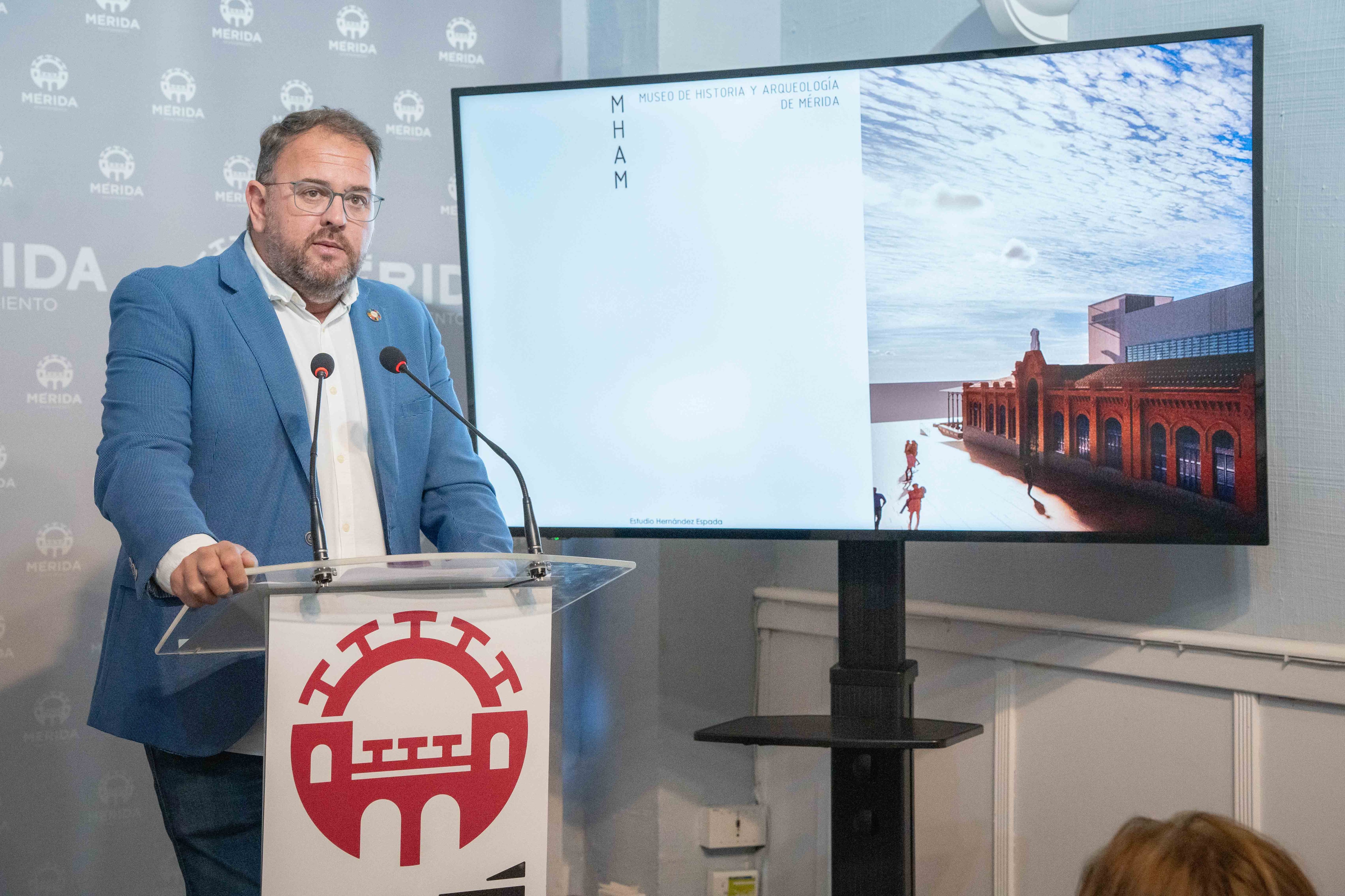 Presentación de la licitación para la reforma del Mercado de Calatrava como Museo de Historia y Arqueología de Mérida