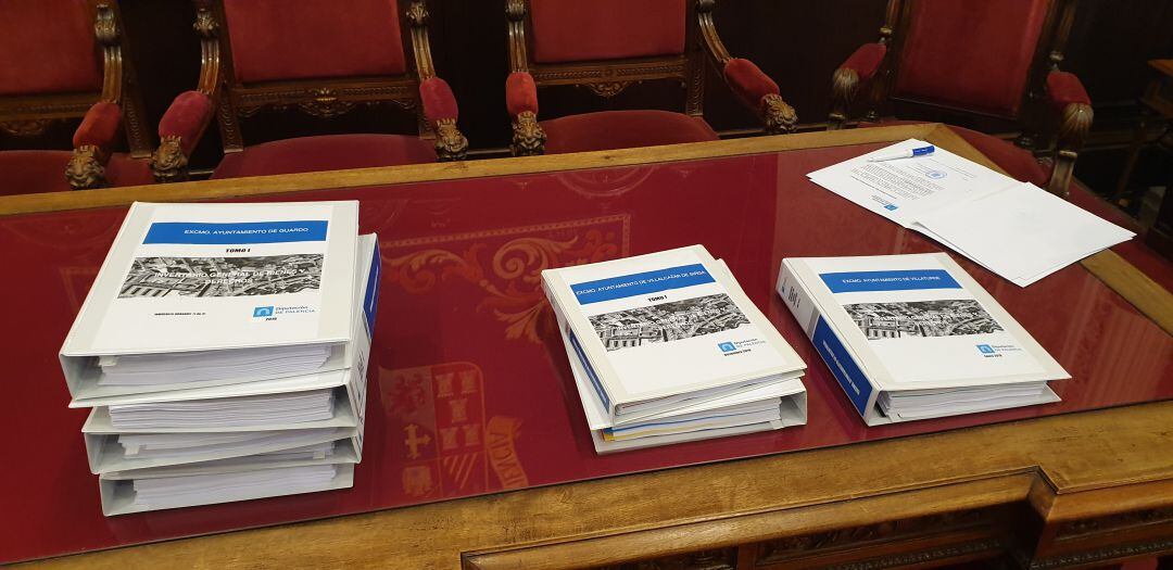 Inventarios de bienes entregados por la Diputación a los Ayuntamientos