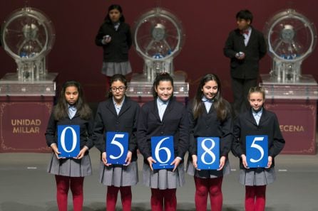 El primer premio del sorteo extraordinario de la lotería de &#039;El Niño&#039;.