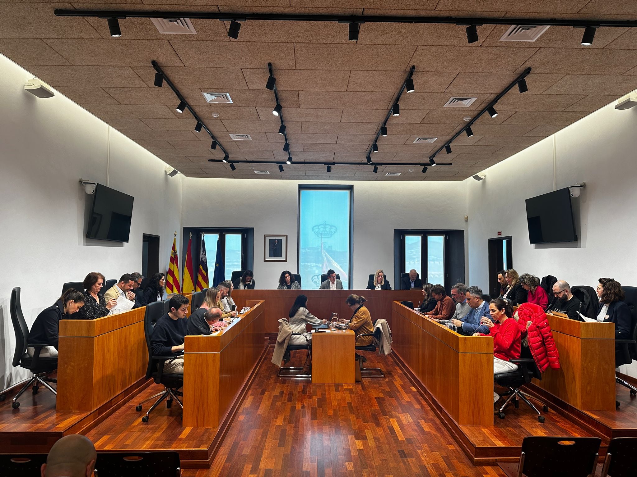 Imagen del pleno de Vila