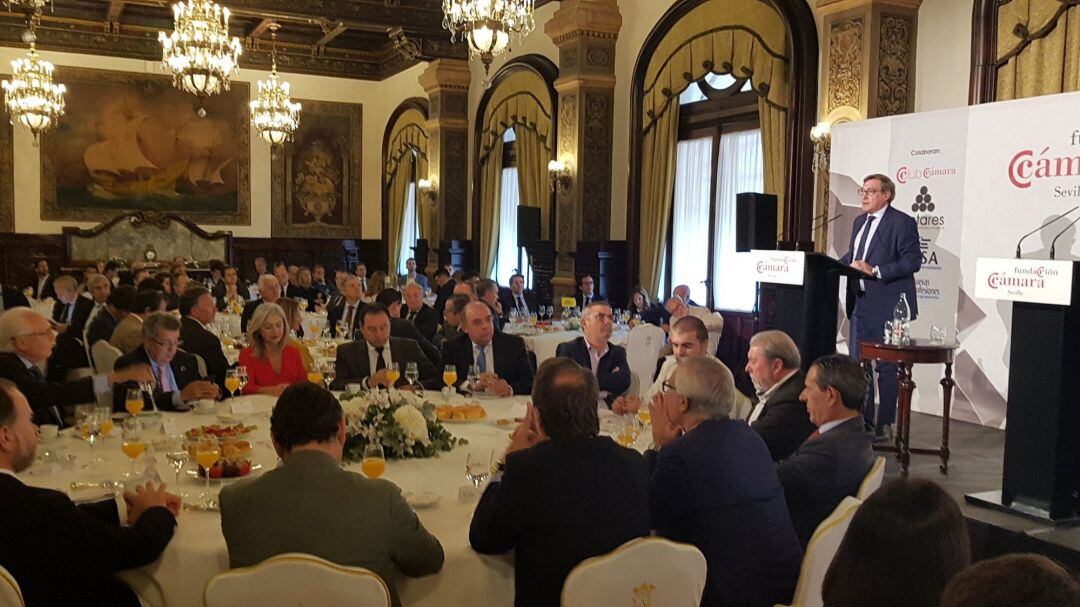 Rafael Carmona durante su intervención.