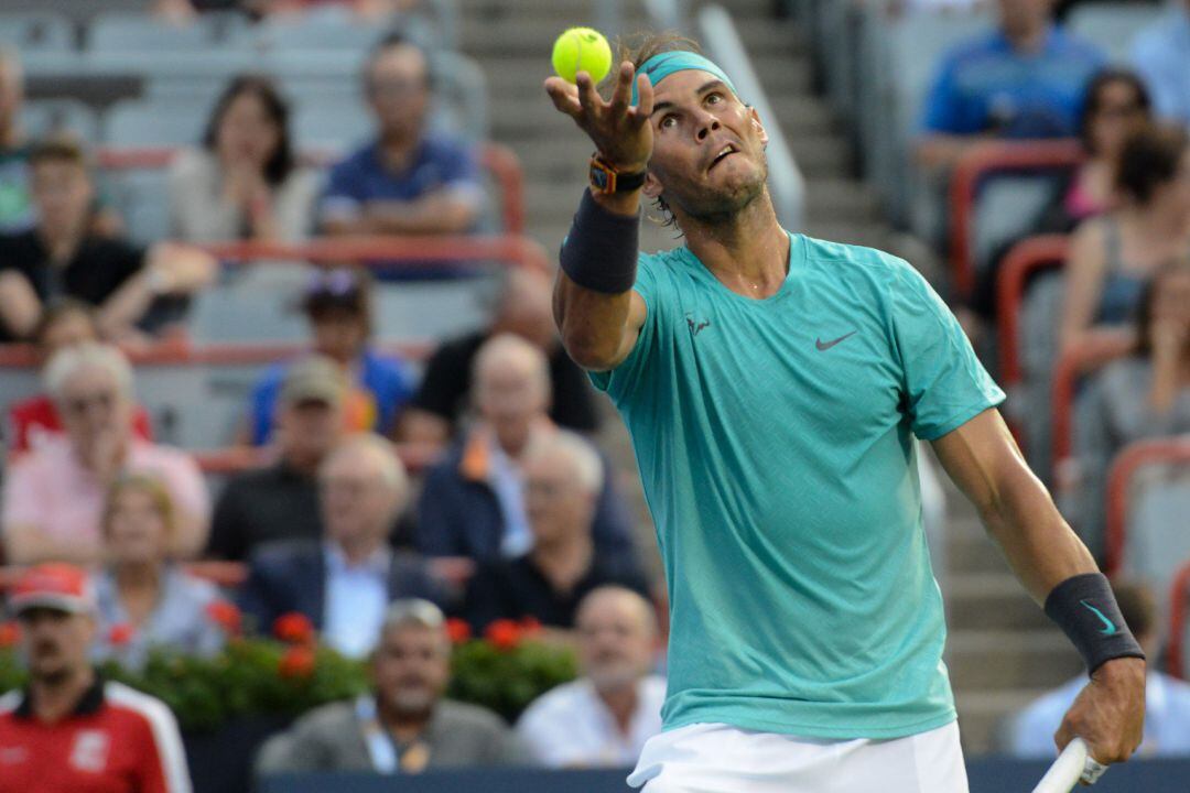 Rafa Nadal, en su partido ante Guido Pella.