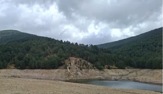 Presa de El Tejo a principios de septiembre. Imagen de archivo