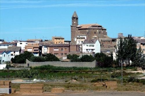 Imagen de la localidad de Grañén, donde se originaba la avería