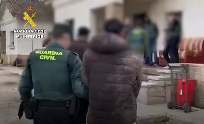 Detenidos en Tordesillas (Valladolid)
