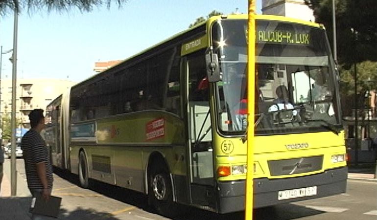 Imagen de un autobús en Alcobendas