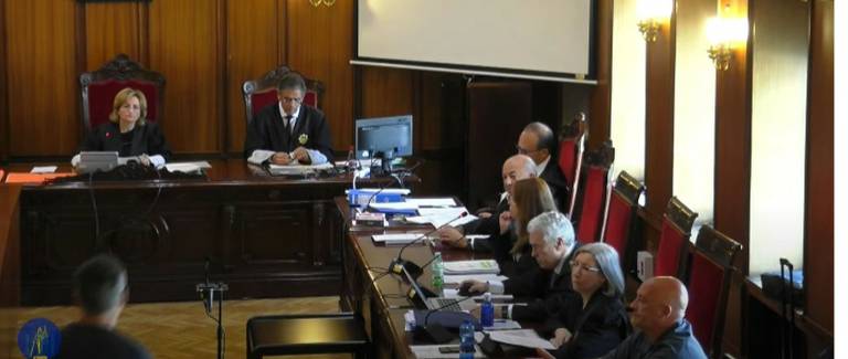 Imagen de una de las sesiones del juicio celebrado en la Audiencia Provincial de Albacete